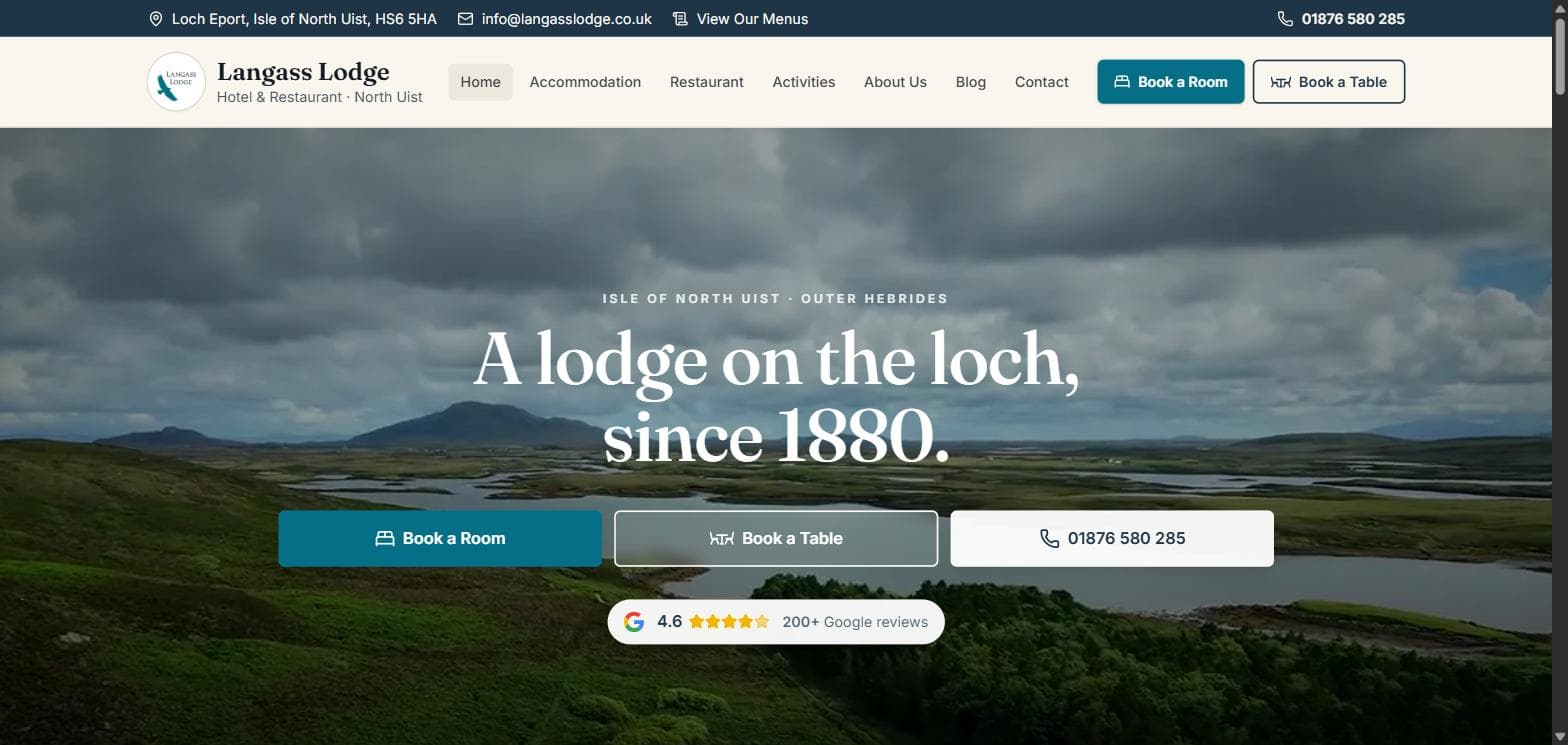 Langass Lodge: the Drivn rebuild